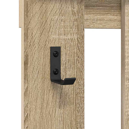 vidaXL Wandmontierter nachttisch Sonoma-Eiche 100 x 10 x 100 cm