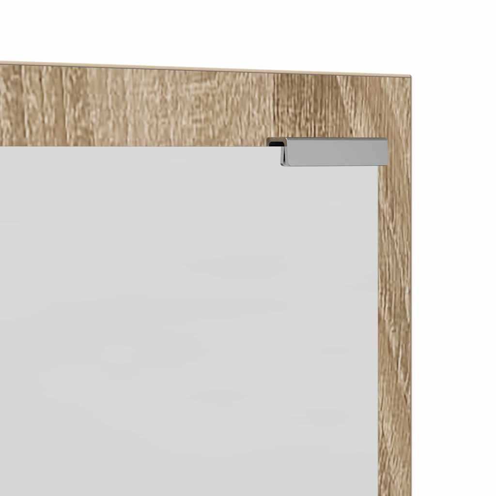 vidaXL Wandmontierter nachttisch Sonoma-Eiche 100 x 10 x 100 cm
