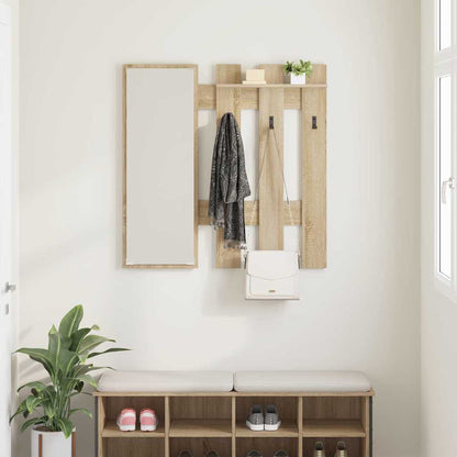 vidaXL Wandmontierter nachttisch Sonoma-Eiche 100 x 10 x 100 cm