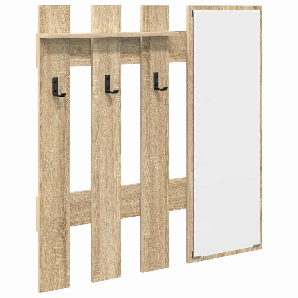 vidaXL Wandmontierter nachttisch Sonoma-Eiche 100 x 10 x 100 cm