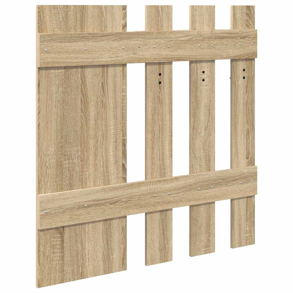 vidaXL Wandmontierter nachttisch Sonoma-Eiche 100 x 10 x 100 cm
