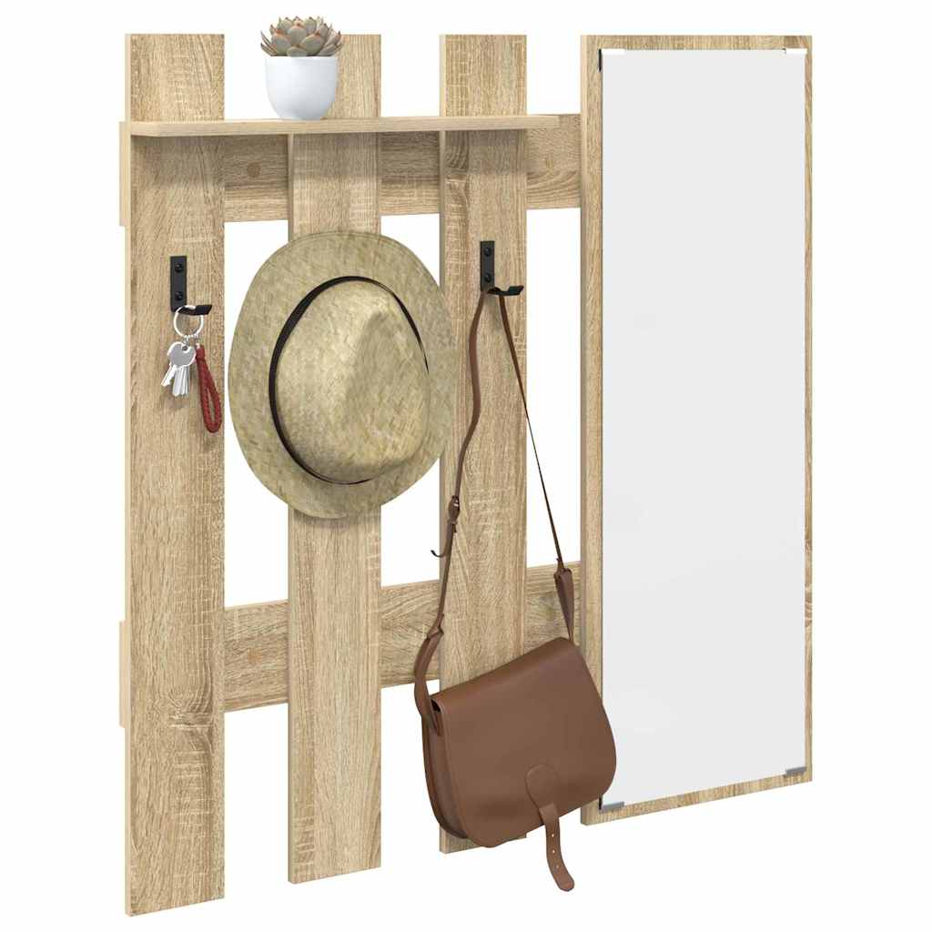 vidaXL Wandmontierter nachttisch Sonoma-Eiche 100 x 10 x 100 cm