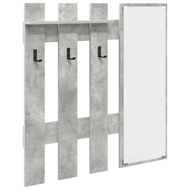 vidaXL Table de chevet murale Gris béton 100 x 10 x 100 cm