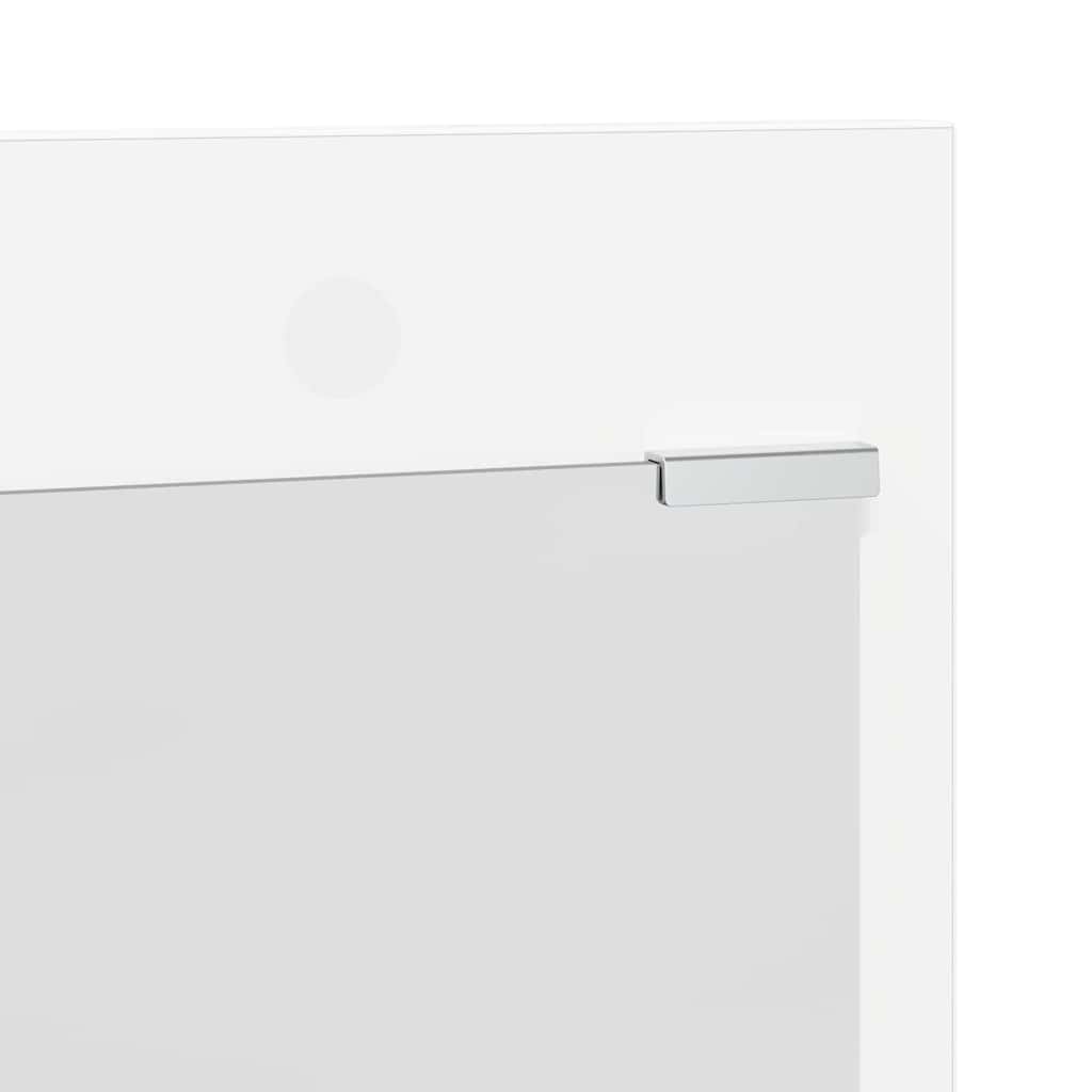 vidaXL Table de chevet murale Blanc 90 x 10 x 50 cm Bois d'ingénierie