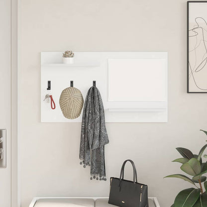 vidaXL Table de chevet murale Blanc 90 x 10 x 50 cm Bois d'ingénierie