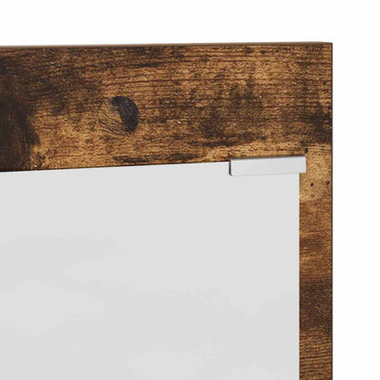 vidaXL Table de chevet murale Chêne fumé 90 x 10 x 50 cm