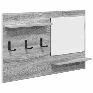 vidaXL Table de chevet murale chêne sonoma gris 90 x 10 x 50 cm
