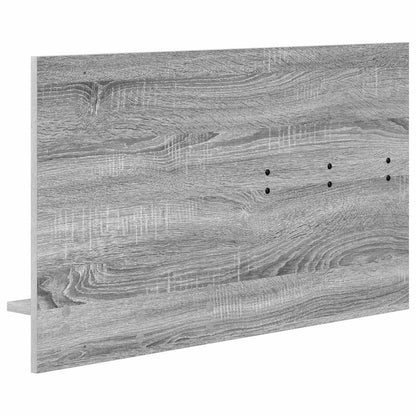 Wandmontierter nachttisch Graues Sonoma 90 x 10 x 50 cm