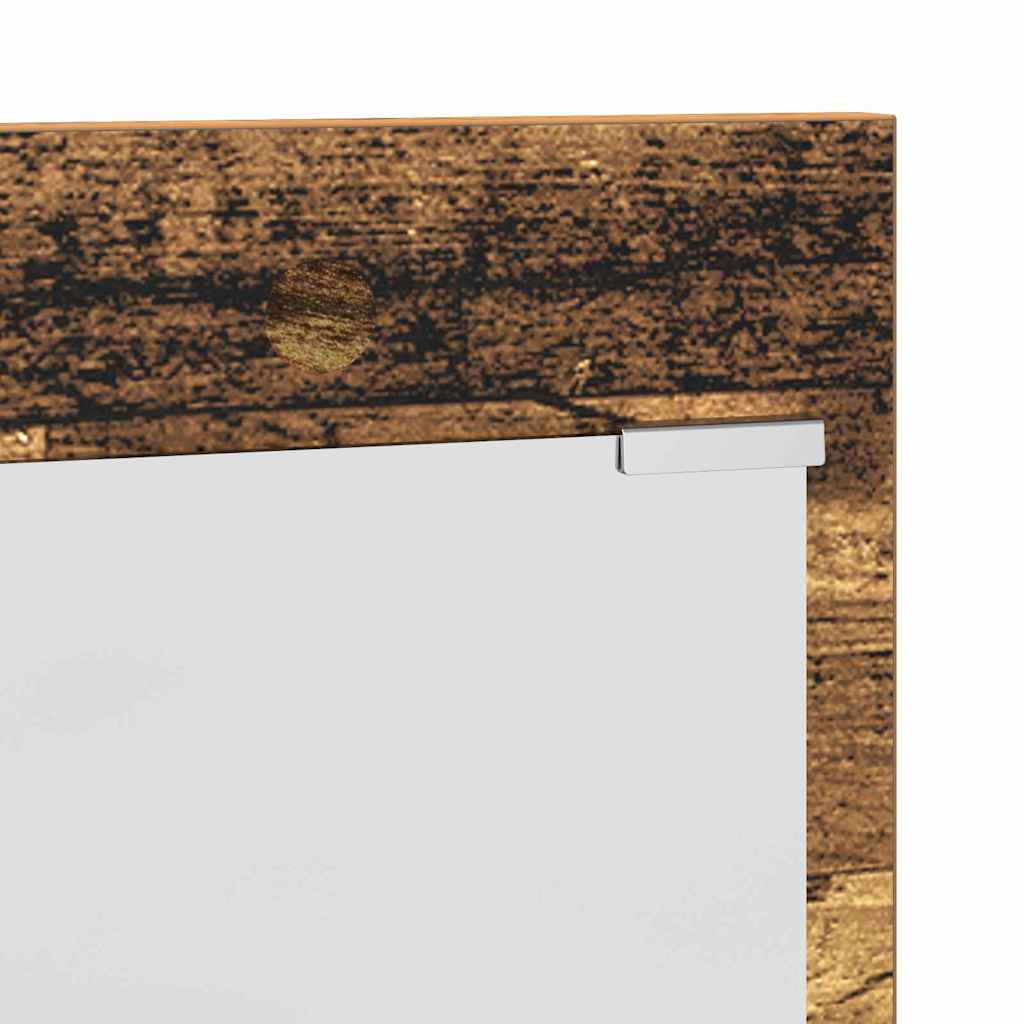 vidaXL Table de chevet murale en bois recyclé 90 x 10 x 50 cm Bois d'ingénierie