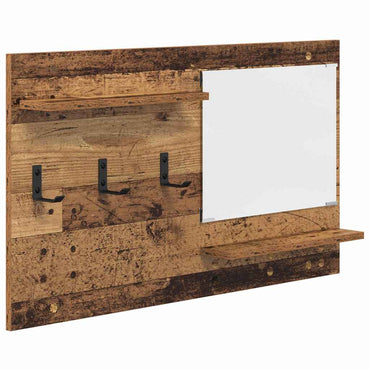 vidaXL Table de chevet murale en bois recyclé 90 x 10 x 50 cm Bois d'ingénierie