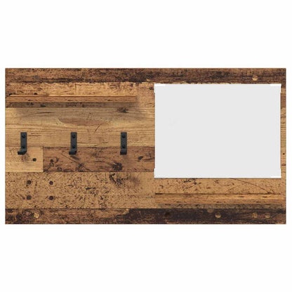 vidaXL Table de chevet murale en bois recyclé 90 x 10 x 50 cm Bois d'ingénierie