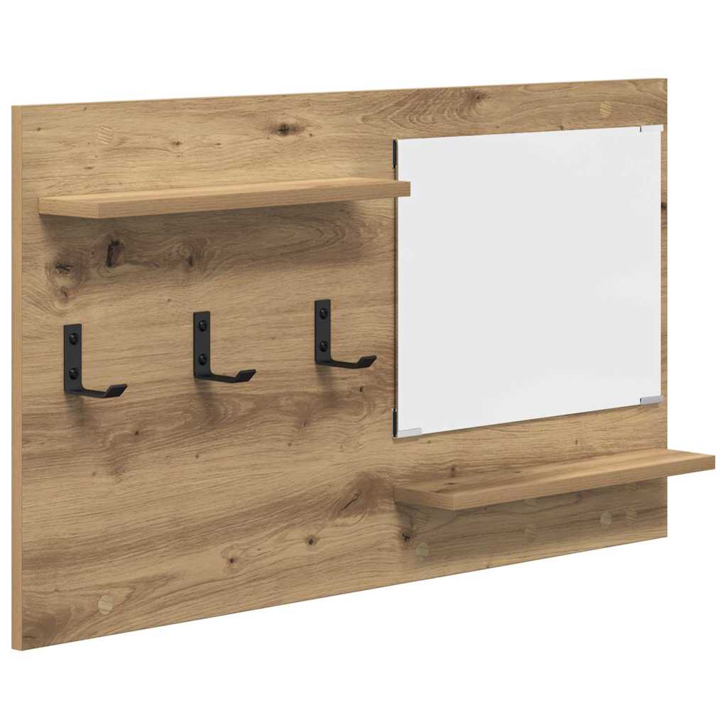 vidaXL Table de chevet murale chêne artisanat 90 x 10 x 50 cm