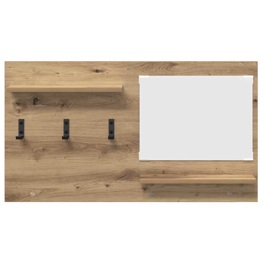 vidaXL Table de chevet murale chêne artisanat 90 x 10 x 50 cm