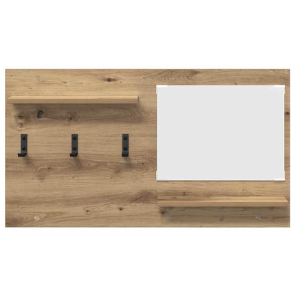 vidaXL Table de chevet murale chêne artisanat 90 x 10 x 50 cm
