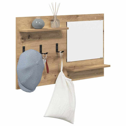 vidaXL Table de chevet murale chêne artisanat 90 x 10 x 50 cm