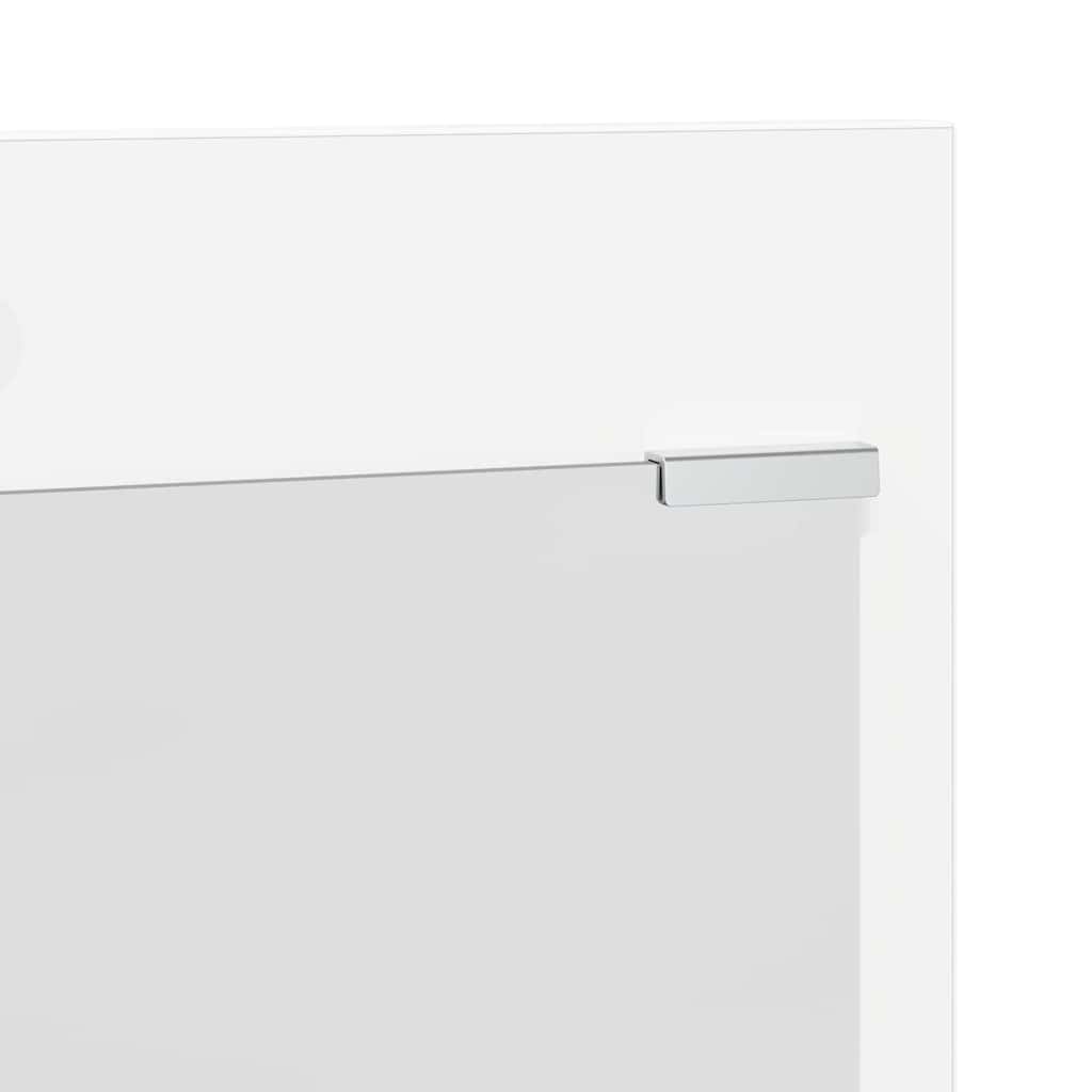 vidaXL Table de chevet murale Blanc 70 x 10 x 90 cm Bois d'ingénierie