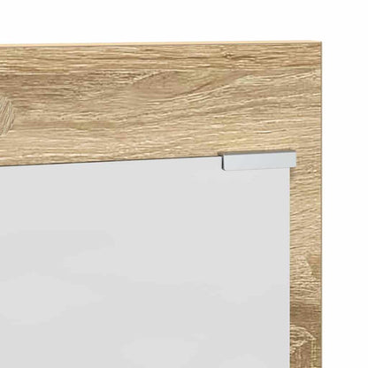 vidaXL Table de chevet murale chêne sonoma 70 x 10 x 90 cm