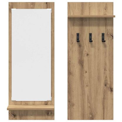 vidaXL Wandmontierter nachttisch Artisan-Eiche 70 x 10 x 90 cm