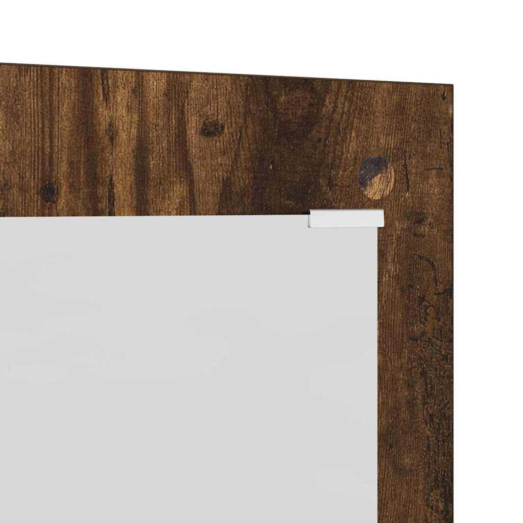 vidaXL Wandmontierter nachttisch Geräucherte Eiche 96 x 1,5 x 90 cm