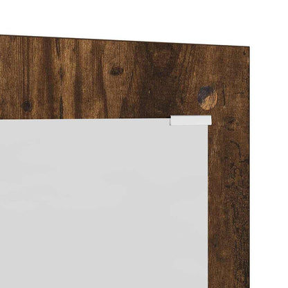 vidaXL Wandmontierter nachttisch Geräucherte Eiche 96 x 1,5 x 90 cm
