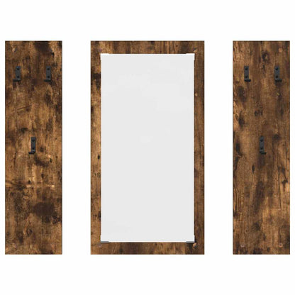 vidaXL Wandmontierter nachttisch Geräucherte Eiche 96 x 1,5 x 90 cm