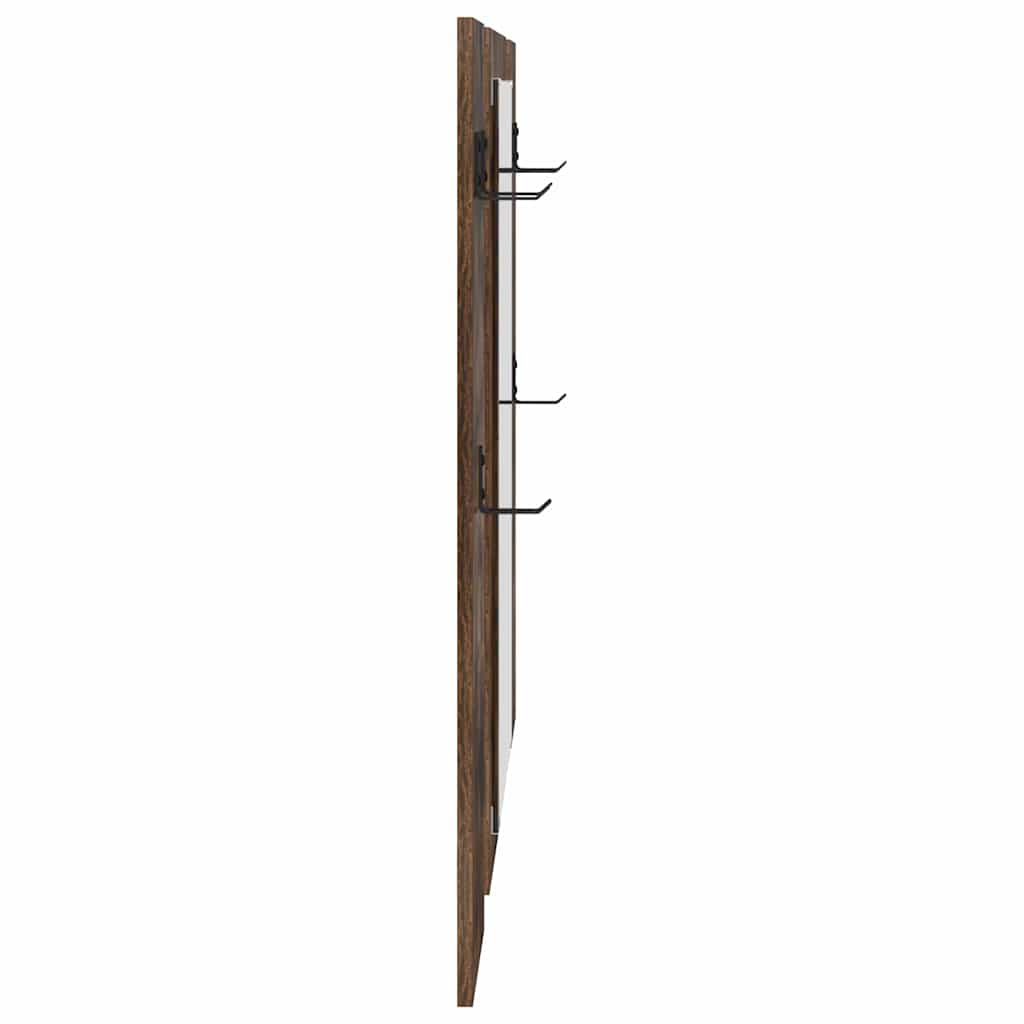 vidaXL Wandmontierter nachttisch Geräucherte Eiche 96 x 1,5 x 90 cm