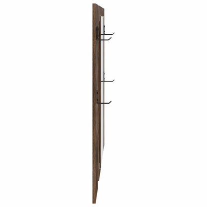 vidaXL Wandmontierter nachttisch Geräucherte Eiche 96 x 1,5 x 90 cm