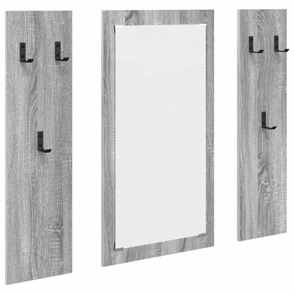 vidaXL Wandmontierter nachttisch Graues Sonoma 96 x 1,5 x 90 cm