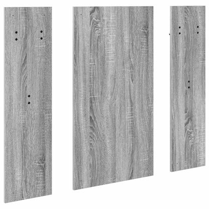vidaXL Wandmontierter nachttisch Graues Sonoma 96 x 1,5 x 90 cm
