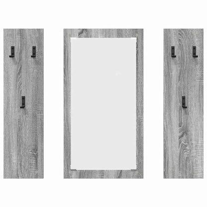 vidaXL Wandmontierter nachttisch Graues Sonoma 96 x 1,5 x 90 cm