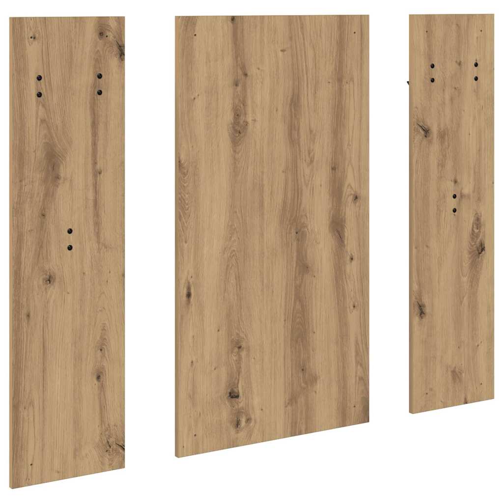 vidaXL Wandmontierter nachttisch Artisan-Eiche 96 x 1,5 x 90 cm