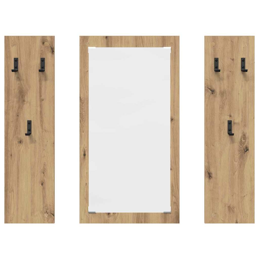 vidaXL Wandmontierter nachttisch Artisan-Eiche 96 x 1,5 x 90 cm