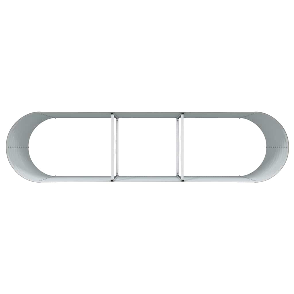 Hochbeet Braun 320 x 80 x 81 cm Stahl