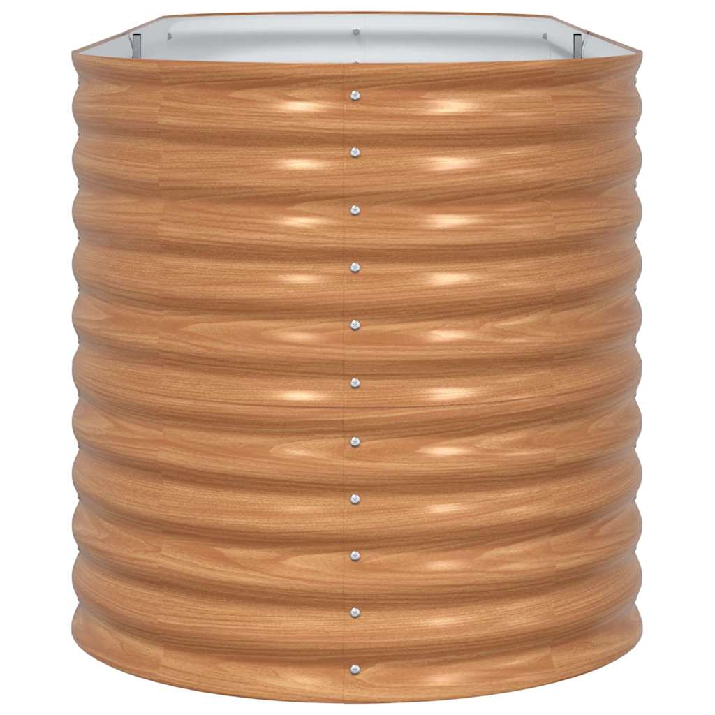 vidaXL Hochbeet Braun 240 x 80 x 81 cm Stahl