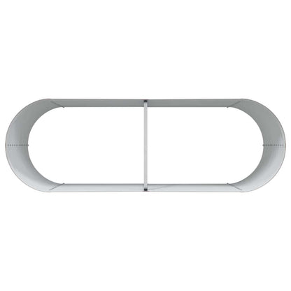 vidaXL Hochbeet Braun 240 x 80 x 81 cm Stahl
