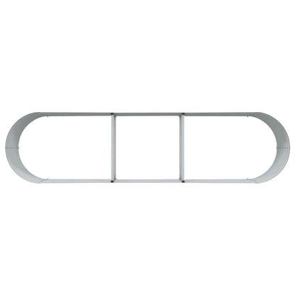 vidaXL Hochbeet Braun 320 x 80 x 44 cm Stahl