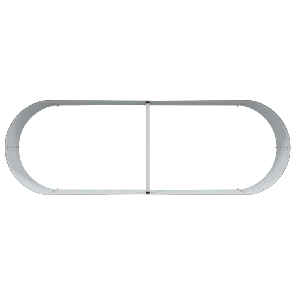 Hochbeet Braun 240 x 80 x 44 cm Stahl