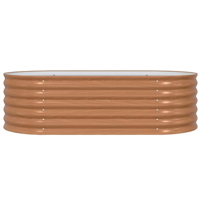 vidaXL Hochbeet Braun 160 x 80 x 44 cm Stahl