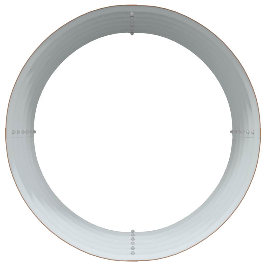 Hochbeet Braun 80 x 80 x 44 cm Stahl