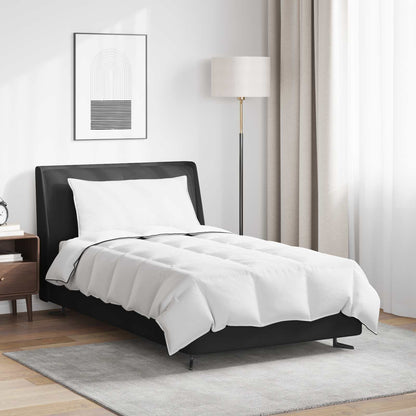 Winterbettdecke mit Kissen 2 pcs Weiß Daunenfeder