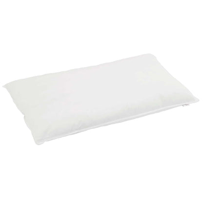 vidaXL Winterbettdecke mit Kissen 2 pcs Weiß Daunenfeder