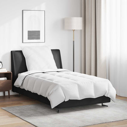 Winterbettdecke mit Kissen 2 pcs Weiß Daunenfeder