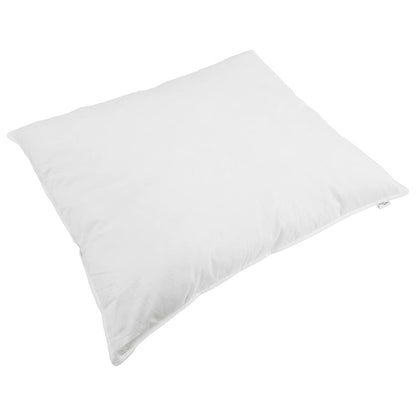 vidaXL Sommerdecke mit Kissen 2 pcs Weiß Daunenfeder