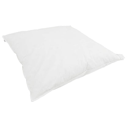 vidaXL Sommerdecke mit Kissen 2 pcs Weiß Daunenfeder