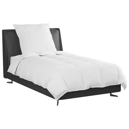vidaXL Couette d'hiver avec oreillers 2 pcs Blanc Plumes et duvet