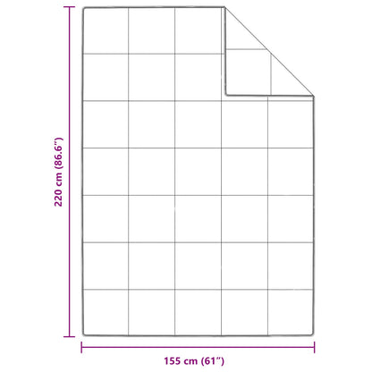 Winterbettdecke mit Kissen 2 pcs Weiß Daunenfeder