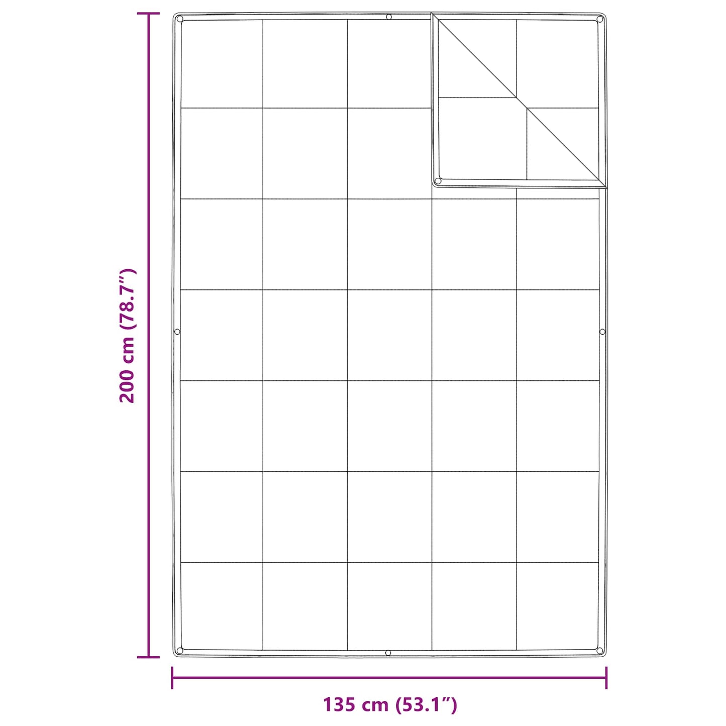 2-in-1 Bettdecke mit Kissen 2 pcs Weiß Daunenfeder