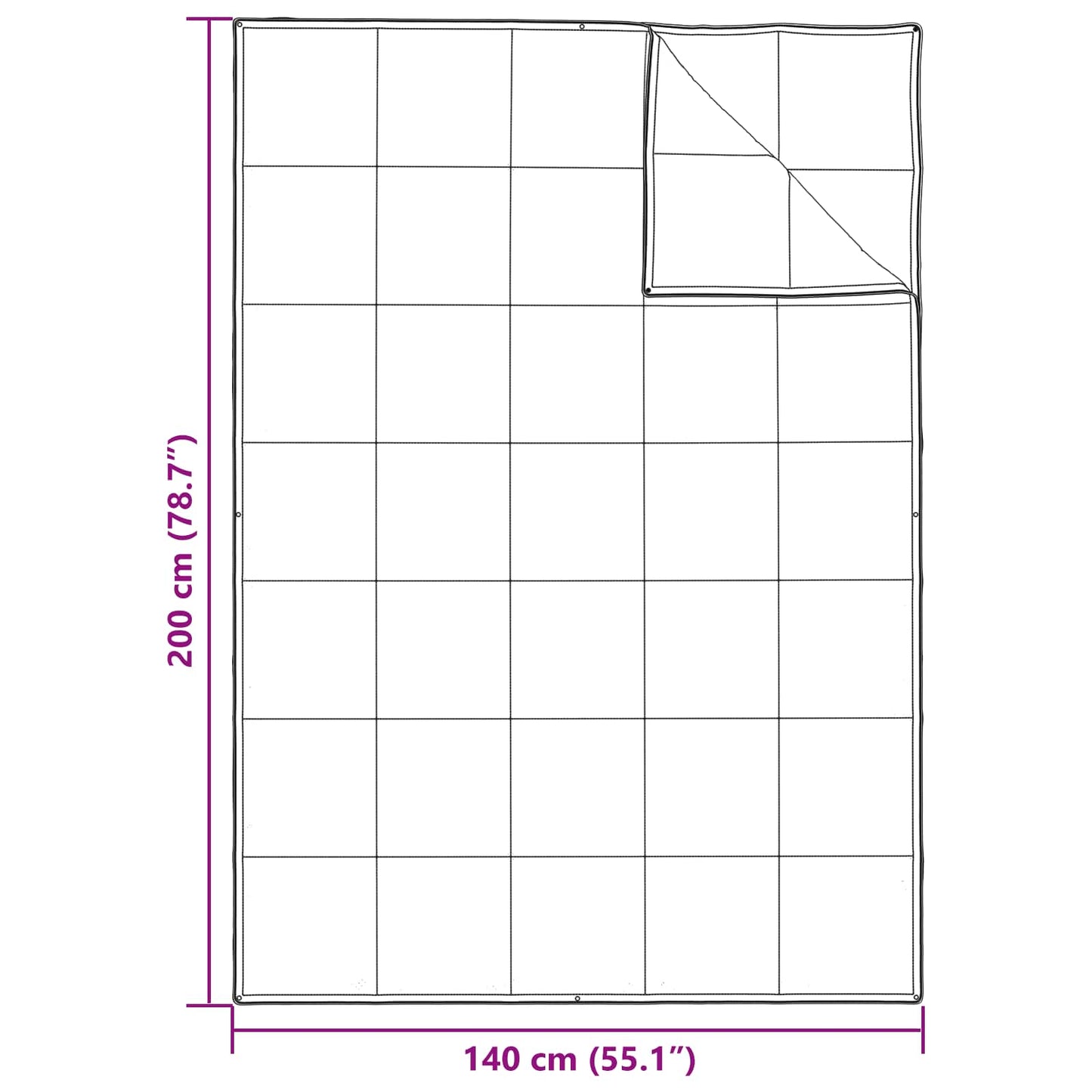 vidaXL 2-in-1 Bettdecke mit Kissen 2 pcs Weiß Daunenfeder