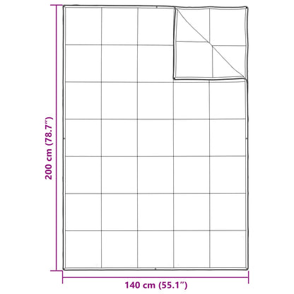 vidaXL 2-in-1 Bettdecke mit Kissen 2 pcs Weiß Daunenfeder