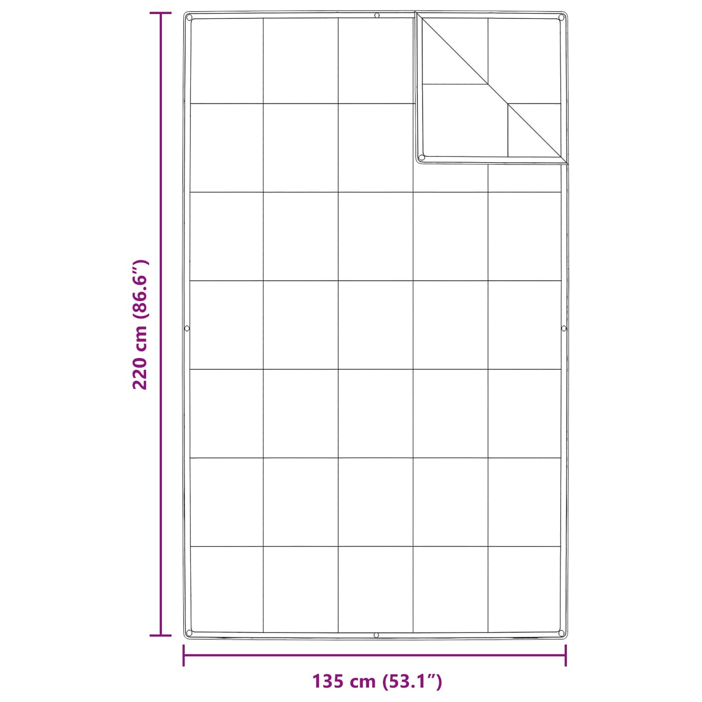 2-in-1 Bettdecke mit Kissen 2 pcs Weiß Daunenfeder